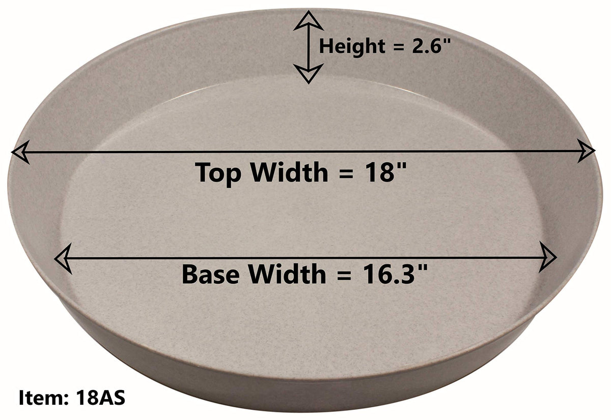 Austin Planter pot saucer and drip pan collection.