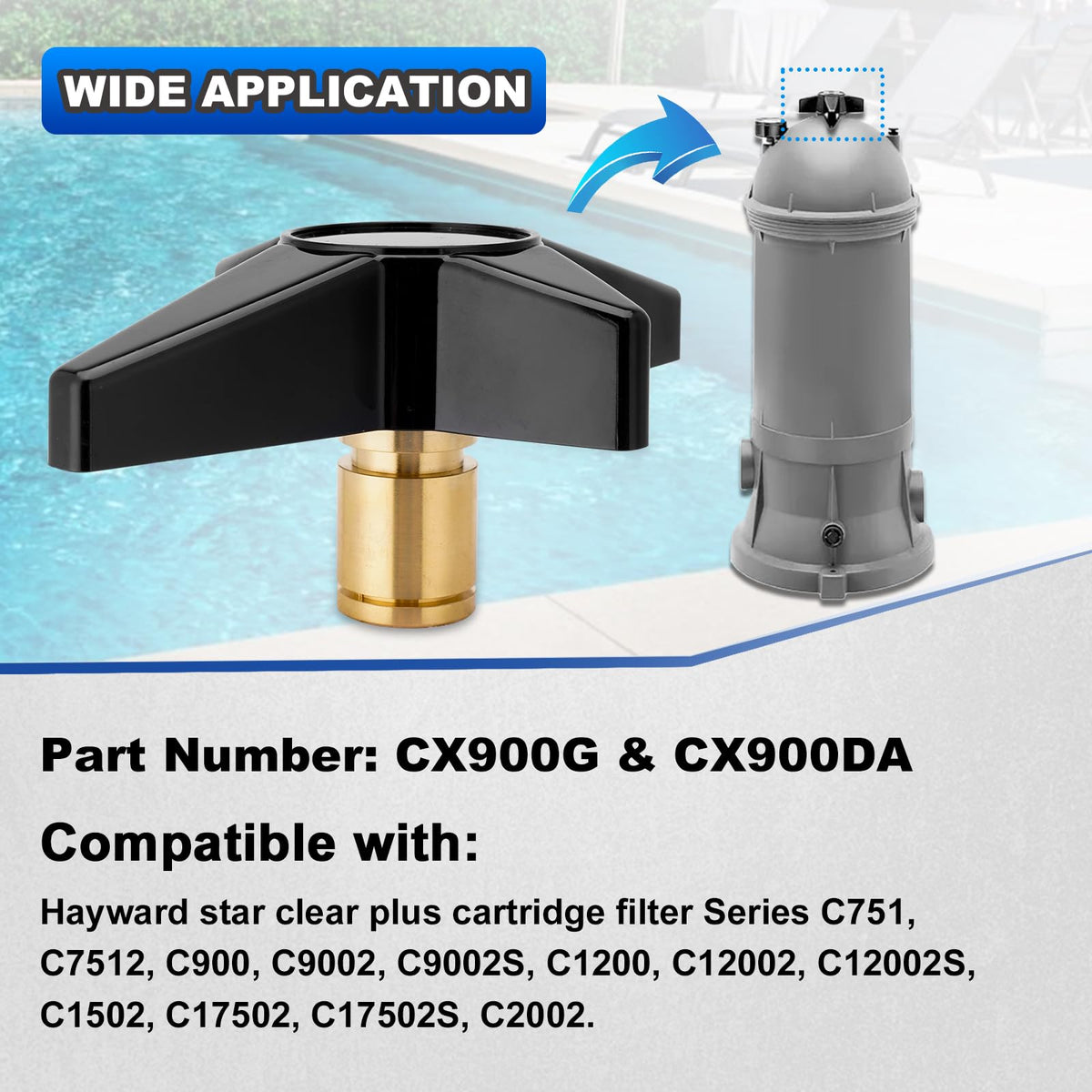 CX900D guide cone with AUTOBABA knob ensuring precise alignment during installation