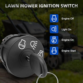 AUTOBABA ignition switch during assembly shows sturdy, vibration-resistant construction.