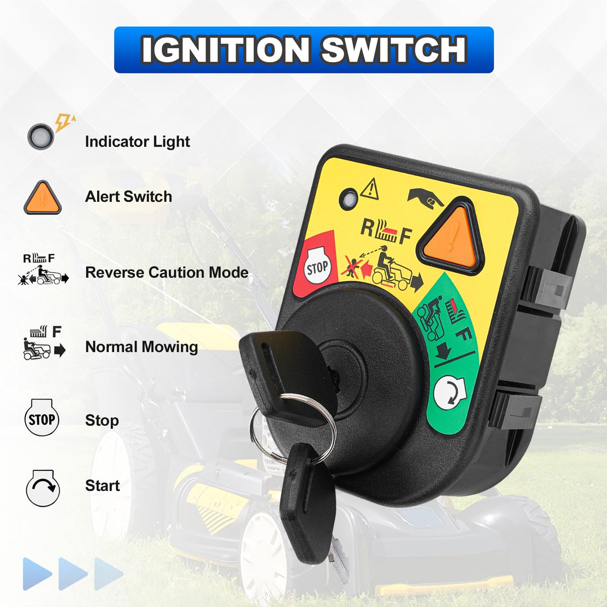 AUTOBABA Kohler 4834001-s fitment ignition switch module for Kohler engines