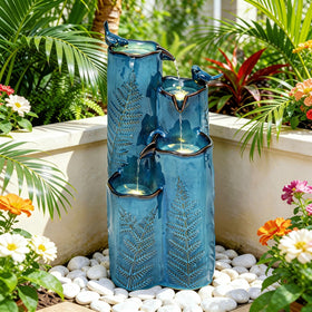 Autodaya embossed fern design blends tropical style with timeless decor.