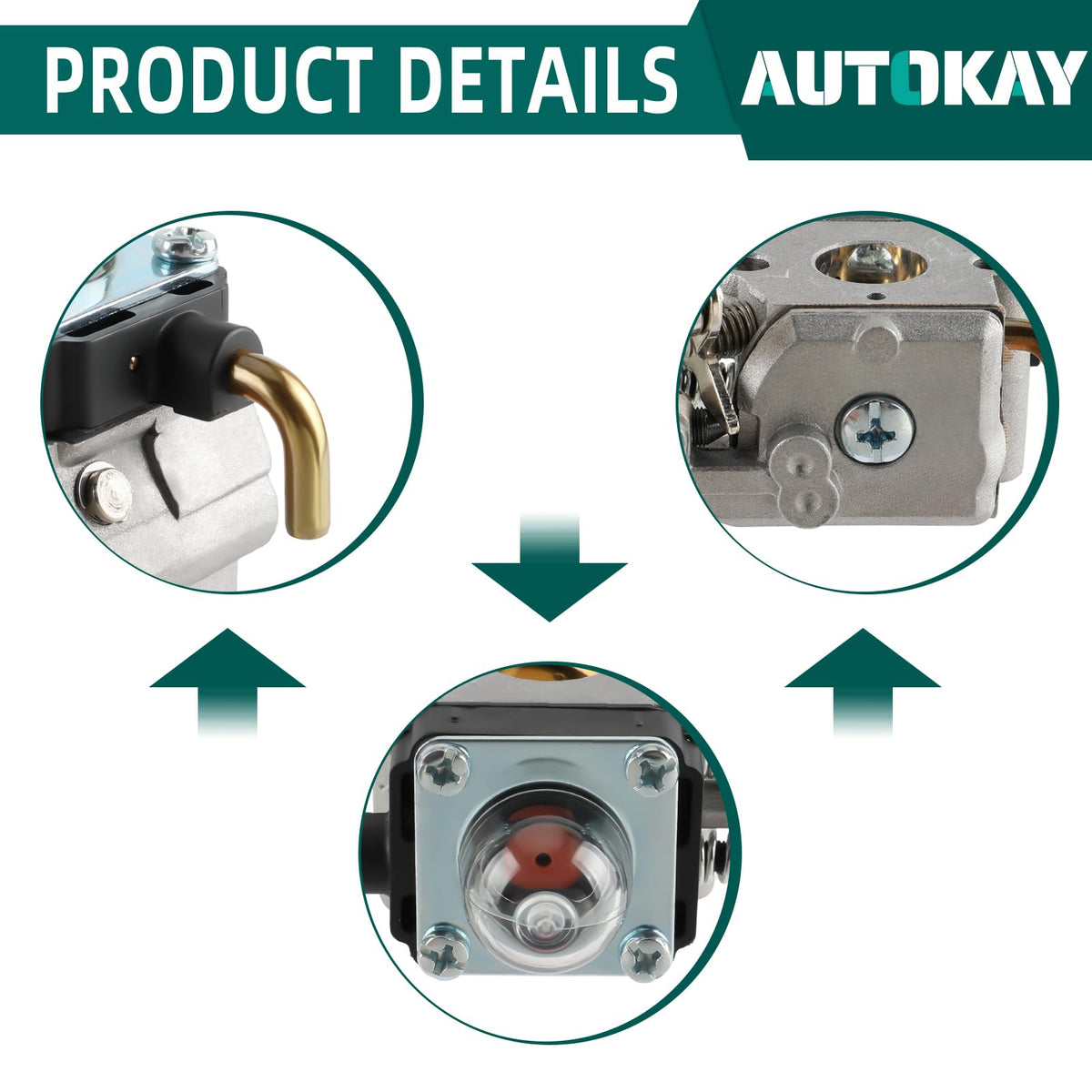 AUTOKAY air filter and spark plug for engine protection