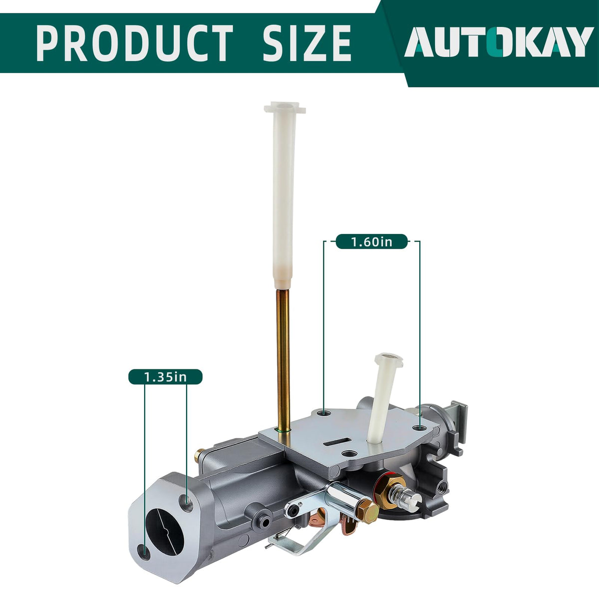AUTOKAY brand packaging displays compatible engine models and part numbers