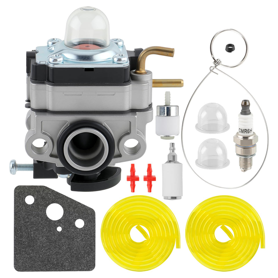 Autokay carburetor assembly for Troy-Bilt trimmers enables smoother starts