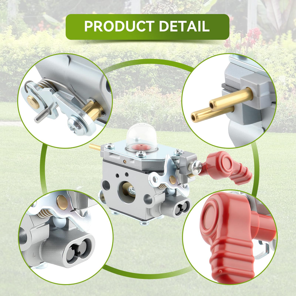 AUTOKAY C1U-P27 carburetor for Murray tools, easier starting and balanced idle.
