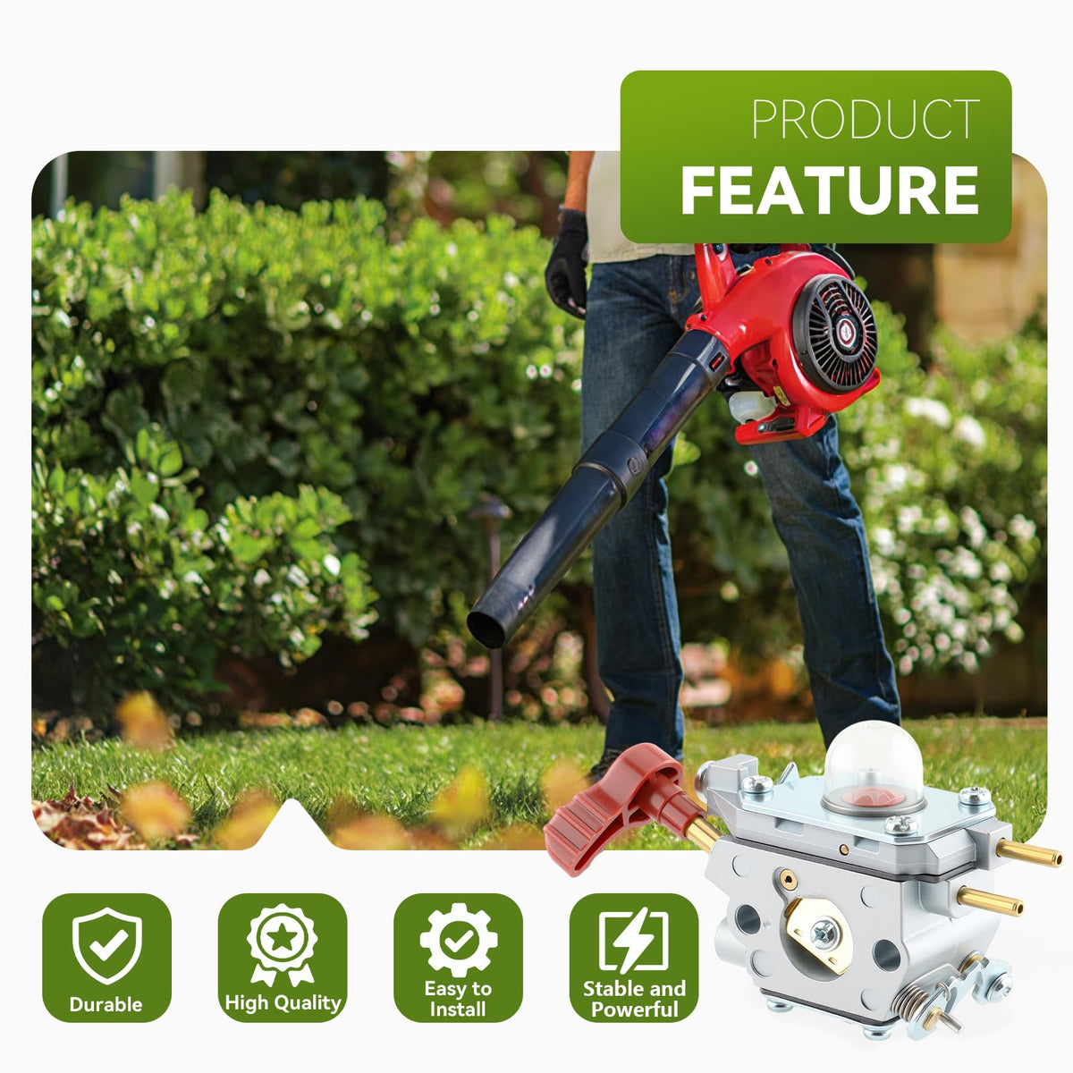 AUTOKAY C1U-P27 for Remington leaf blower, stable throttle response.