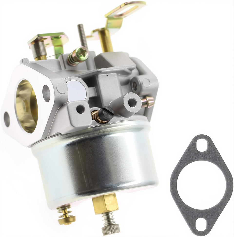 AUTOKAY carburetor closeup showing Tecumseh compatibility for reliable snow blower performance.