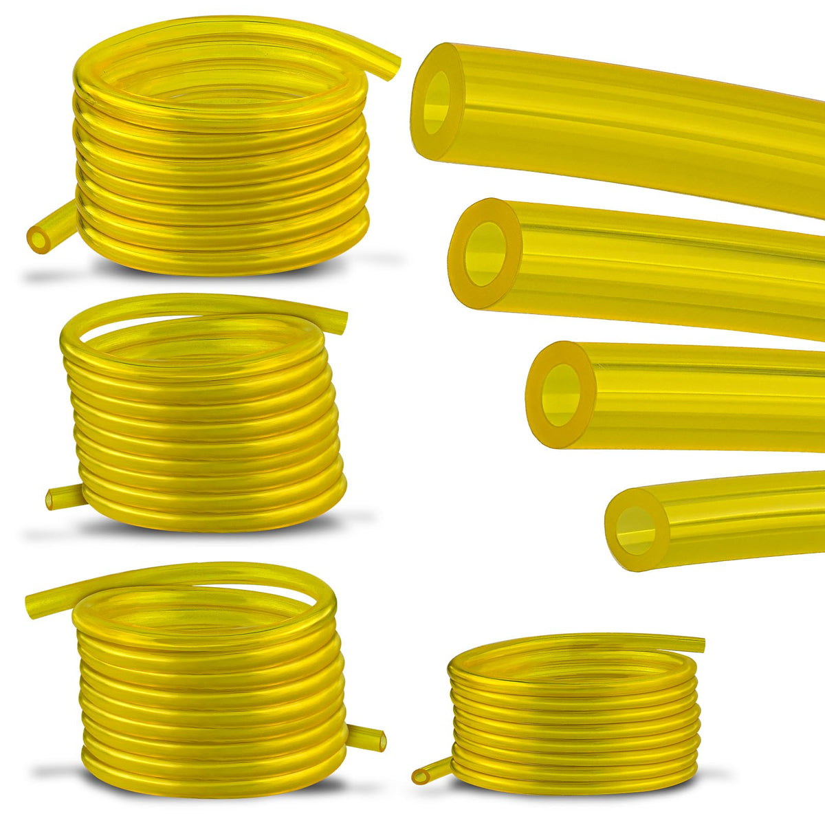 AUTOKAY four-sizes fuel line kit for small engines, ready for quick repairs.