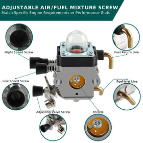 AUTOKAY FS55R carburetor with fuel filter for reliable fuel delivery