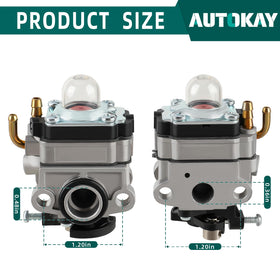 AUTOKAY fuel filter and spark plug support reliable starts and smooth operation.