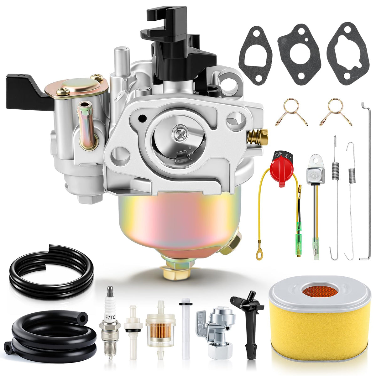 AUTOKAY GX160 carburetor package for Honda engines with a ready-to-install kit.