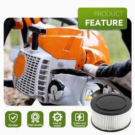 AUTOKAY oil bubble helps monitor chain lubrication for safer cutting.