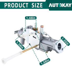 Autokay valve component closeup shows precise metering potential for engines