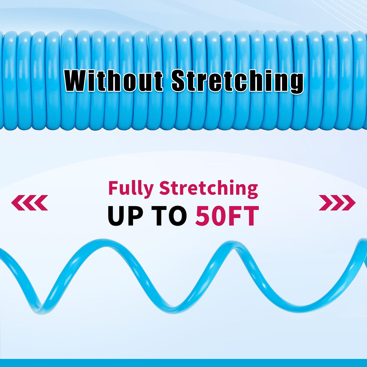 AUTOMAN Coil Hose lightweight EVA for easy handling