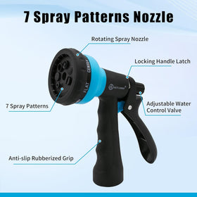 AUTOMAN Coil Hose recoil design retracts neatly after use