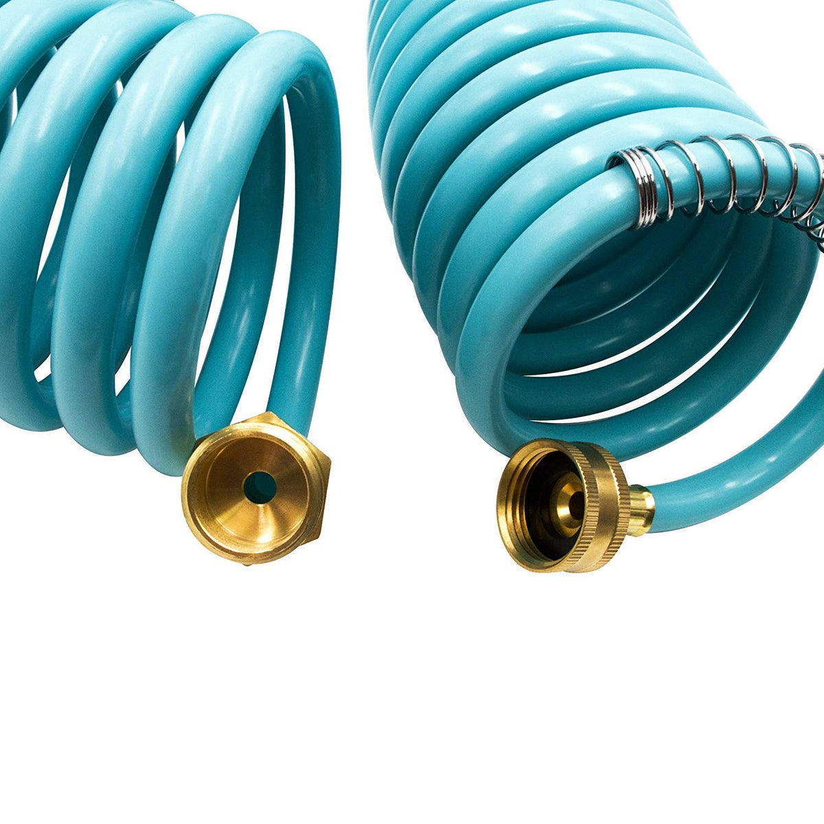 AUTOMAN durable hose with corrosion-resistant fittings for outdoors.