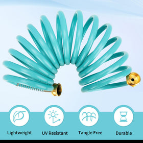 AUTOMAN EVA coil hose lightweight and easy to carry around