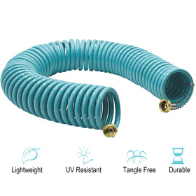 AUTOMAN EVA coil hose material is lightweight for simple handling.