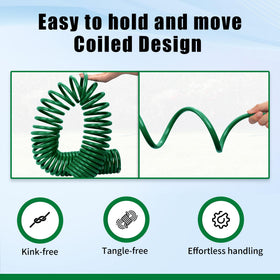 AUTOMAN EVA material hose demonstrates lightweight flexibility for handling