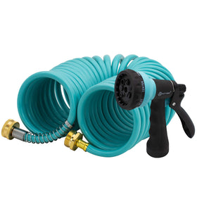 Automan EVA recoil hose 25ft ready for easy watering and space-saving storage.