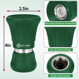 AUTOMAN fireman nozzle adjustable spray-patterns demonstrates versatile water flow options for tasks.
