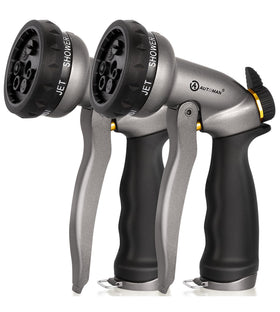 AUTOMAN Garden Hose Nozzle with metal construction for durable watering.