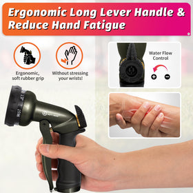 AUTOMAN ergonomic lever and lock bar reduce wrist fatigue.