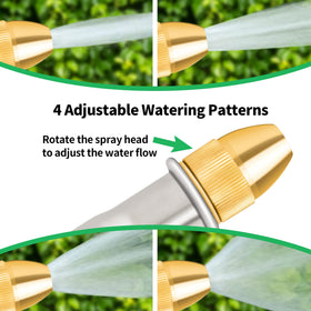 AUTOMAN garden hose nozzle leak-proof connection with gasket for tight seals