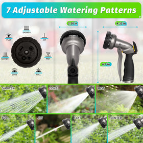 AUTOMAN nozzle features leak-proof connection for standard hoses.