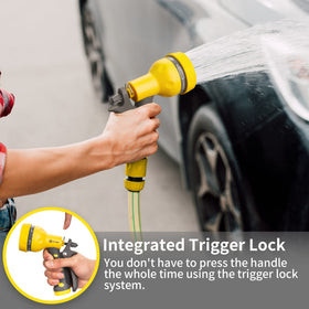 Lightweight AUTOMAN nozzle with soft grip for extended watering sessions