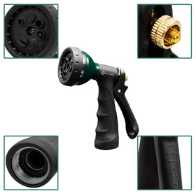 AUTOMAN garden hose nozzle seven patterns enables versatile lawn and plant care