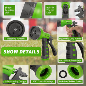 AUTOMAN ABS+TPR construction delivers durable, lightweight handling.