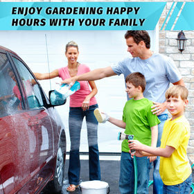 AUTOMAN garden hose nozzle sprayer ideal for car washing, window cleaning and pet rinsing