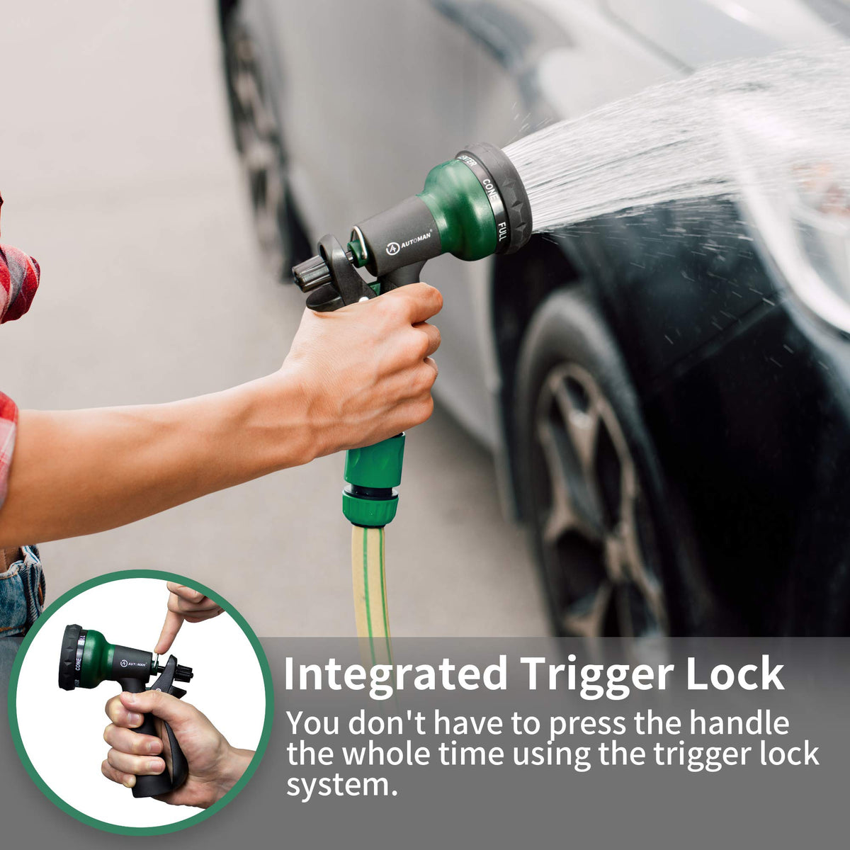 AUTOMAN ideal for washing cars and outdoor cleaning applications