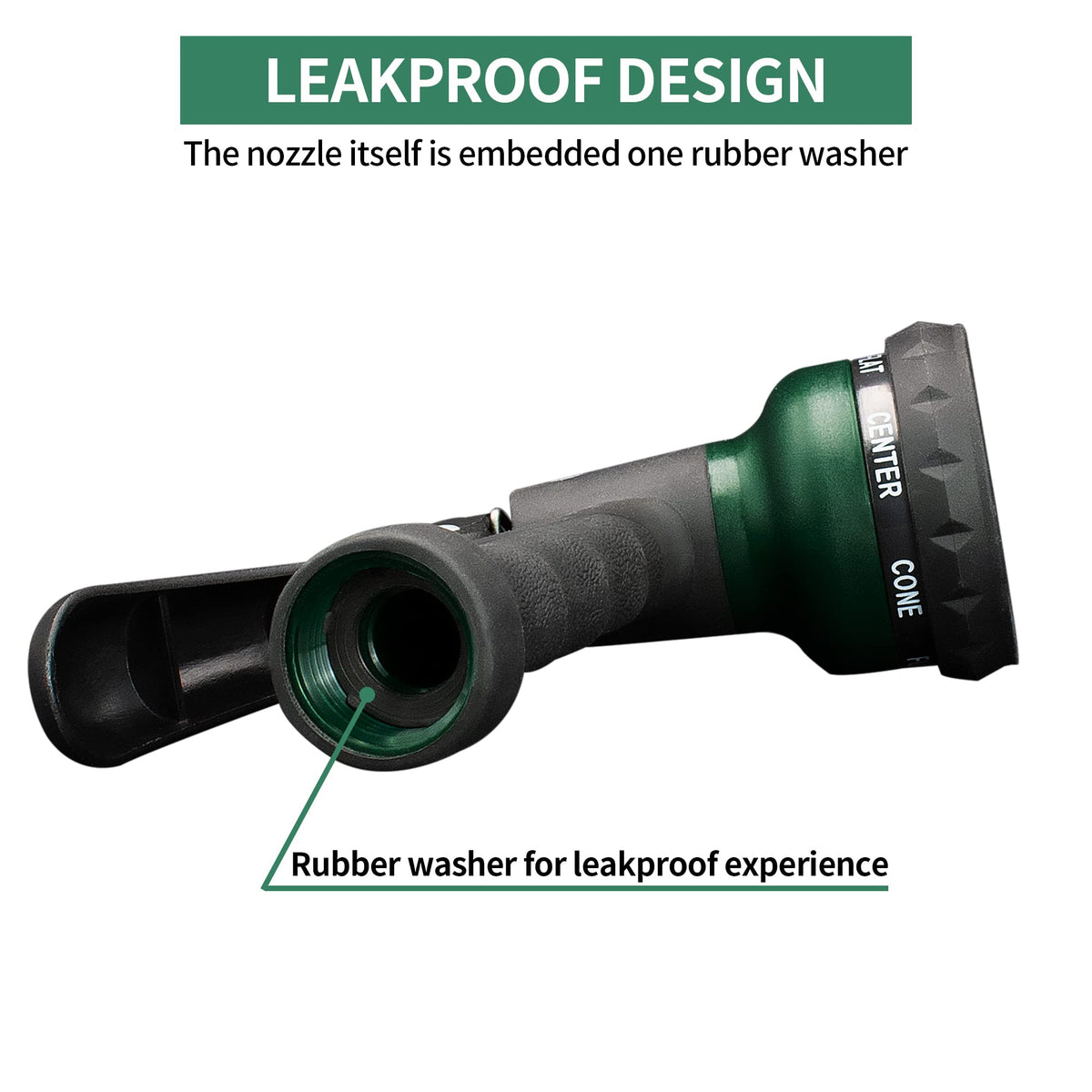 AUTOMAN 3/4-inch hose compatibility ensures quick, universal setup