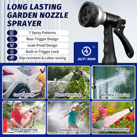 AUTOMAN garden watering nozzle ideal for yard and lawn care