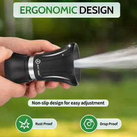 AUTOMAN hose nozzle 3/4-inch quick connector ensures leak-proof compatibility.