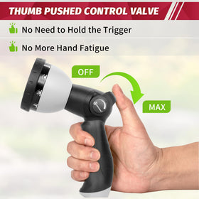 AUTOMAN leak-free 3/4 GHT seal ensures secure connection and minimal leaks