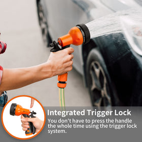 Lock-on design reduces hand fatigue during long watering sessions.