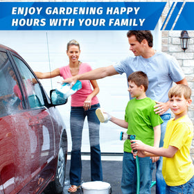 AUTOMAN patio furniture and car cleaning nozzle for outdoor chores.