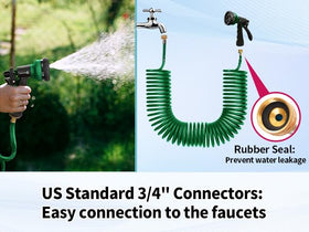 AUTOMAN recoil design lets the hose retract smoothly after use.