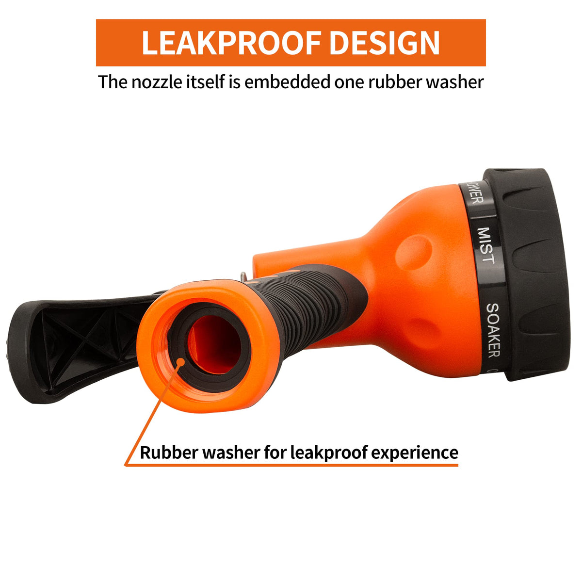 AUTOMAN fits standard 3/4-inch garden hoses for quick setup.
