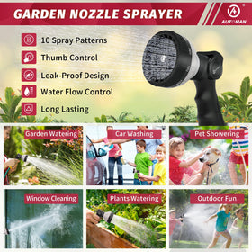 AUTOMAN thumb control hose sprayer for precise flow adjustment