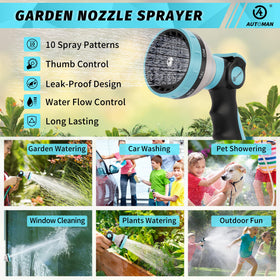 AUTOMAN Thumb-control sprayer for precise water flow while watering