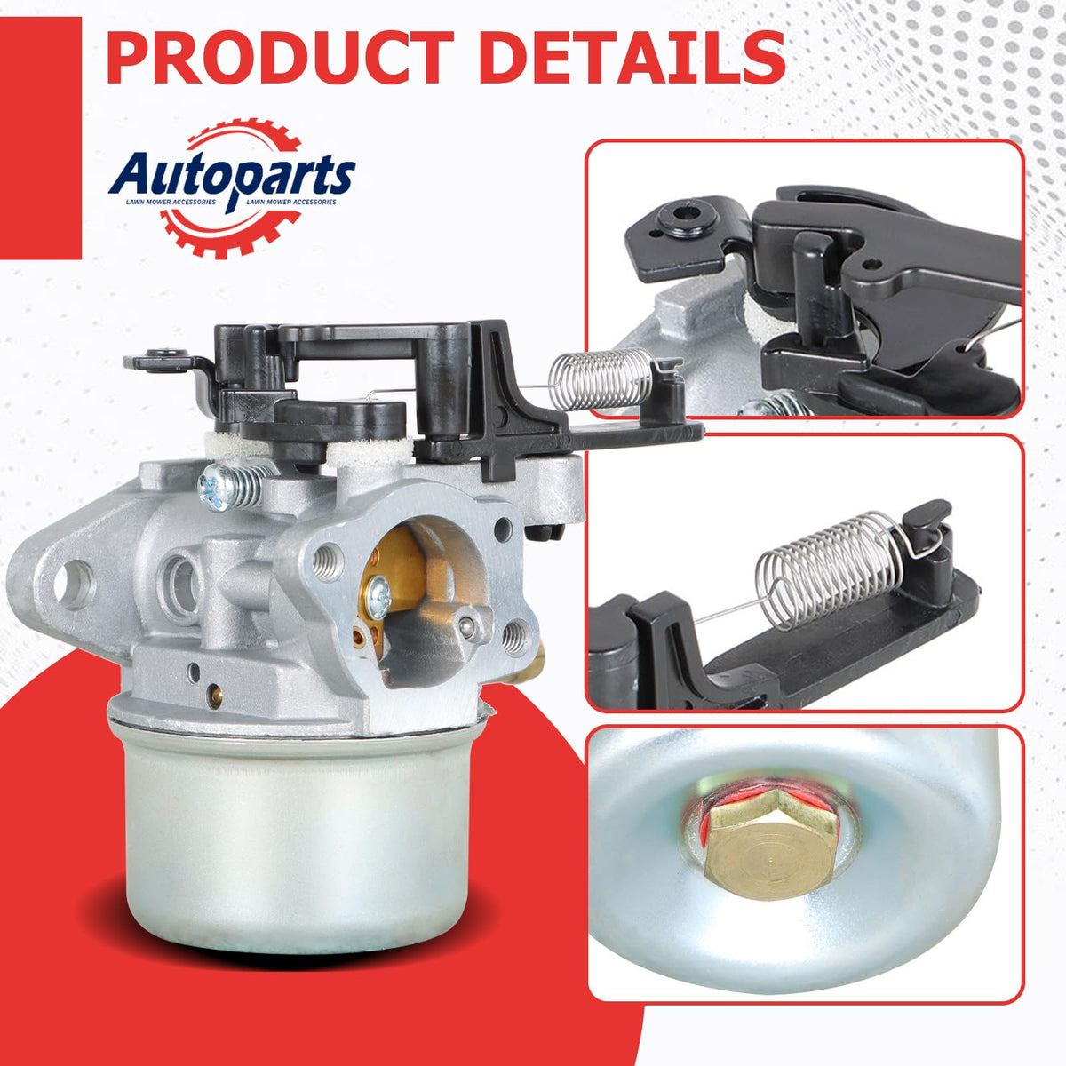 Autoparts Briggs Stratton carburetor 591137 close-up aids precise replacement
