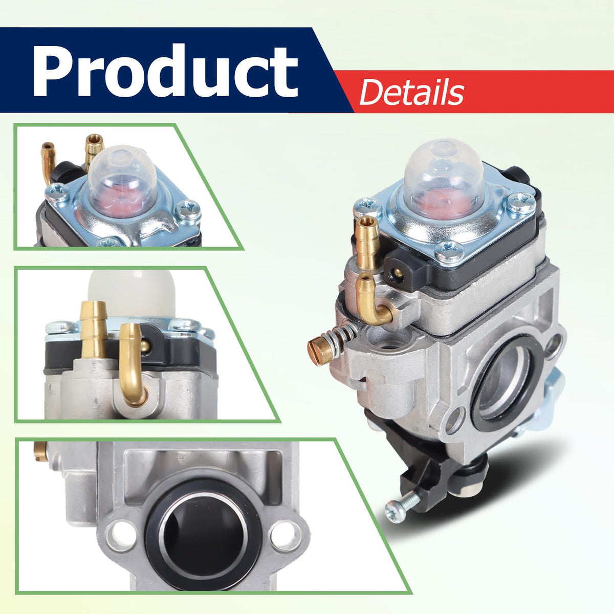 Autoparts gasket included with PCV43 carburetor, proper seal for smooth fuel flow.