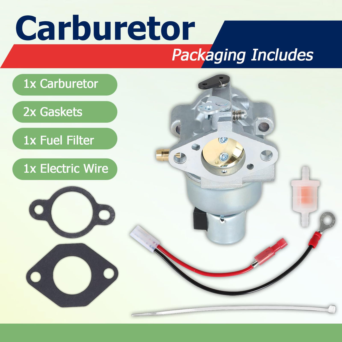 Autoparts electric wire kit aids secure electrical connections during replacement.
