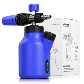 AUTOWN foam cannon 1L bottle enables quick, mess-free refilling during car washes.