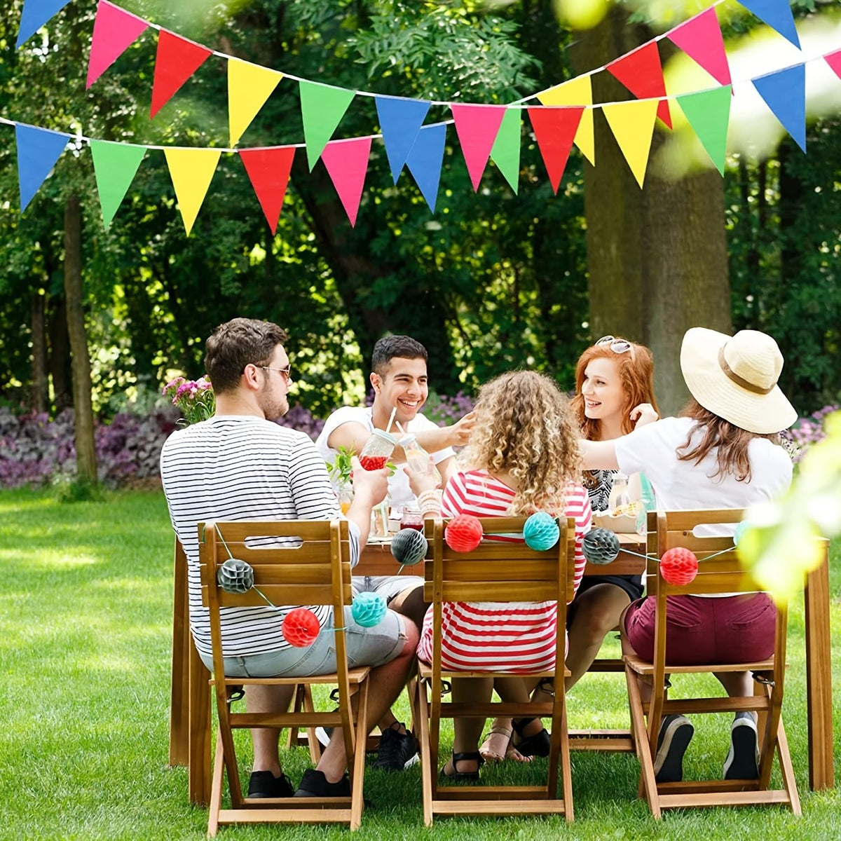 AUUEYY five bright colors suit classrooms, restaurants, and events.