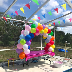 AUUEYY durable polyester flags for weather-resistant decorating.
